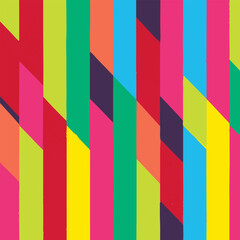 Colorful Pattern With Lines Vector Background Style.