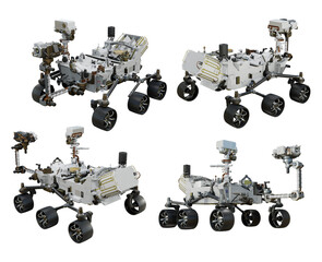 3d rendering of the mars rover space vehicle © arda