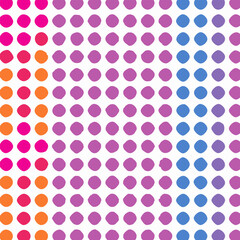 Colorful Pattern With Small Circles Vector Background Style.
