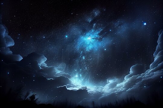 starry night background hd
