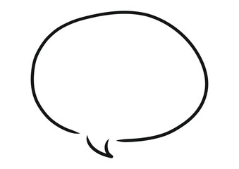 ペンの手描き吹き出し