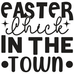 Easter Chick In The Town