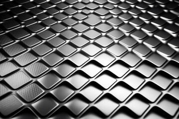 Checkered iron plate abstract background. 