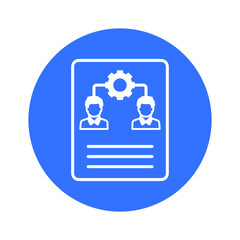 Result sheet vector icon easily modify

