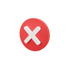 yes and no buttons 3d illustration