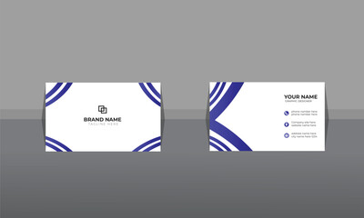 horizontal simple business card, creative business card