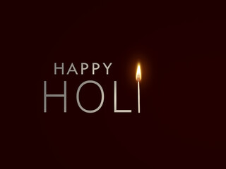 Happy Holi, indian festival, gulal for holi and festival of colors screen.