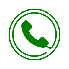 Telephone icon. sign for mobile concept and web design. vector illustration