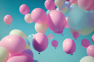 Abstract Balloon Art - Festive Design for Celebrations.