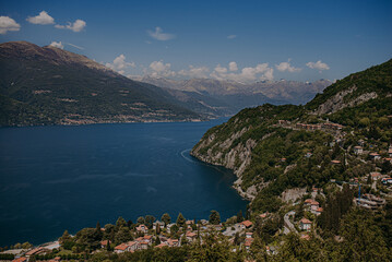 Fototapeta na wymiar Bellano, Como lake 
