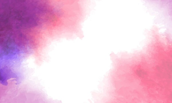 Abstract pink watercolor background. Digital art painting. Vector illustration. Can be used for wallpaper, web page background, web banners.