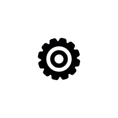 Settings button. Settings icon. Simple style engineering poster background symbol. Settings brand logo design element. Settings t-shirt printing. vector for sticker.