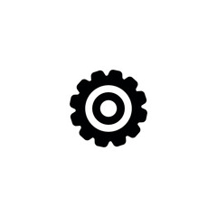 Settings button. Settings icon. Simple style engineering poster background symbol. Settings brand logo design element. Settings t-shirt printing. vector for sticker.
