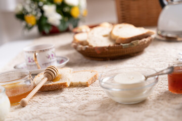 italian, Sardinian Breakfast.
Colazione Sarda e Italiana