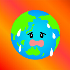 地球温暖化のコンセプト
