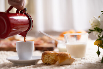 italian, Sardinian Breakfast.
Colazione Sarda e Italiana