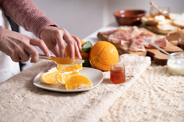 italian, Sardinian Breakfast.
Colazione Sarda e Italiana