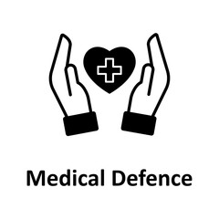 Obraz premium Defence vector icon easily modify