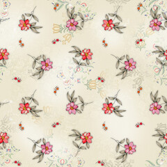 seamless floral small flower pattern