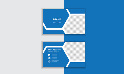 Modern business Card and Clean Simple Design Template