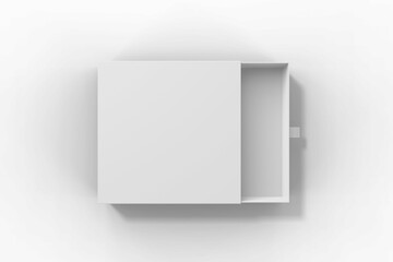 Flat Lay of Slide Box Transparent Background