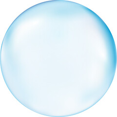 Realistic transparent  3d bubbles underwater . Soap bubbles vector illustration