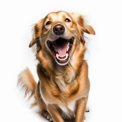 ai generated portrait of dog breed cairnoodle cute happy excited smiling