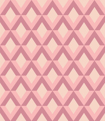 Abstract Diamonds Geometric Psychedelic Minimal Seamless Pattern Trendy Fashion Colors Emboss Look Perfect for Allover Fabric Print or Wall Paper