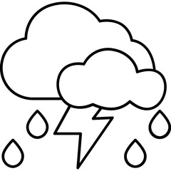 Forecast Vector Icon fully editable

