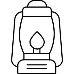 Lamp Vector Icon fully editable

