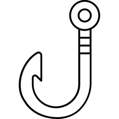 Fishing rod Vector Icon fully editable

