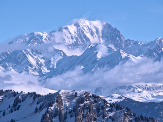 Mont-Blanc - Alpes - France - obrazy, fototapety, plakaty