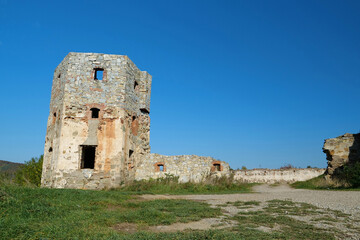 Pniv Castle - medieval historical object, Ivano-Frankivsk region, Ukraine