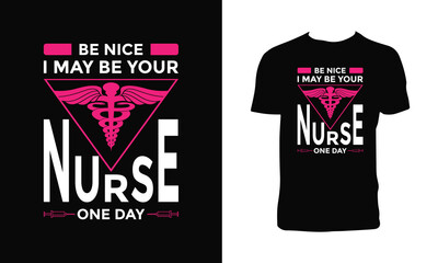 Fototapeta premium Nurse Vector T Shirt Design. 