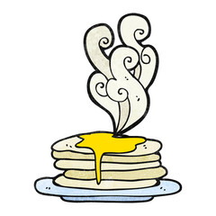 texture cartoon stack of pancakes