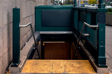 Subway entrance
