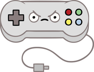 cute cartoon game controller © lineartestpilot