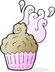 cartoon cupcake