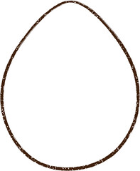 Egg Charcoal Drawing