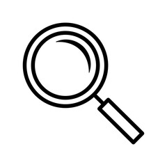Magnifying glass icon vector