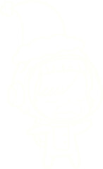 Astronaut Chalk Drawing