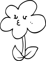 cartoon flower
