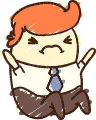 Office Manager Chalk Drawing