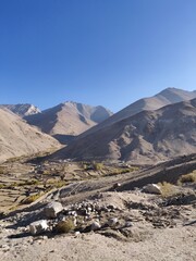 Valley  landscape in summer