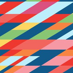 Colorful Pattern With Diagonal Lines Vector Background Style.