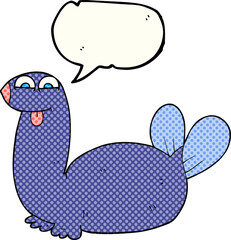 Fototapeta premium comic book speech bubble cartoon seal