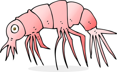 cartoon shrimp