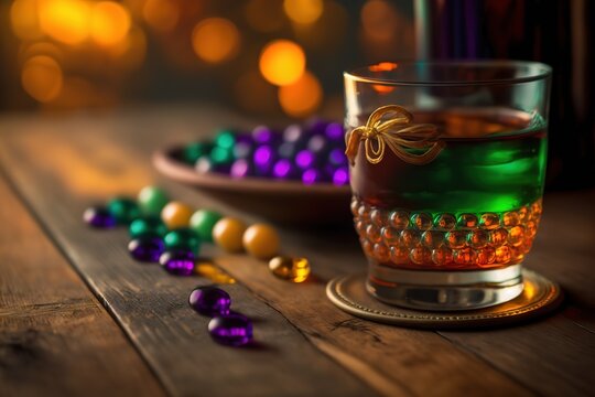 mardi gras garland nearby