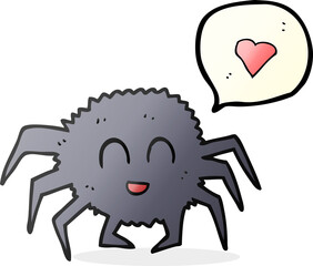 speech bubble cartoon spider