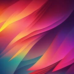 Fototapeta premium Abstract gradient waves